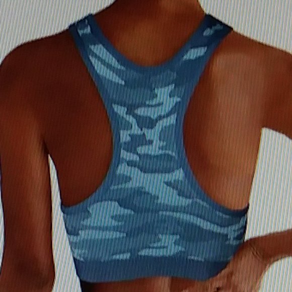 Camouflage Seamless Active Wear Sport Bra - Picture 13 of 14